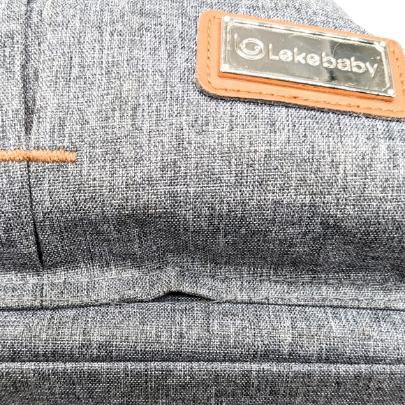 leke baby Bags Leke Baby Backpack Diaper Bag In Gray Grey Poshmark